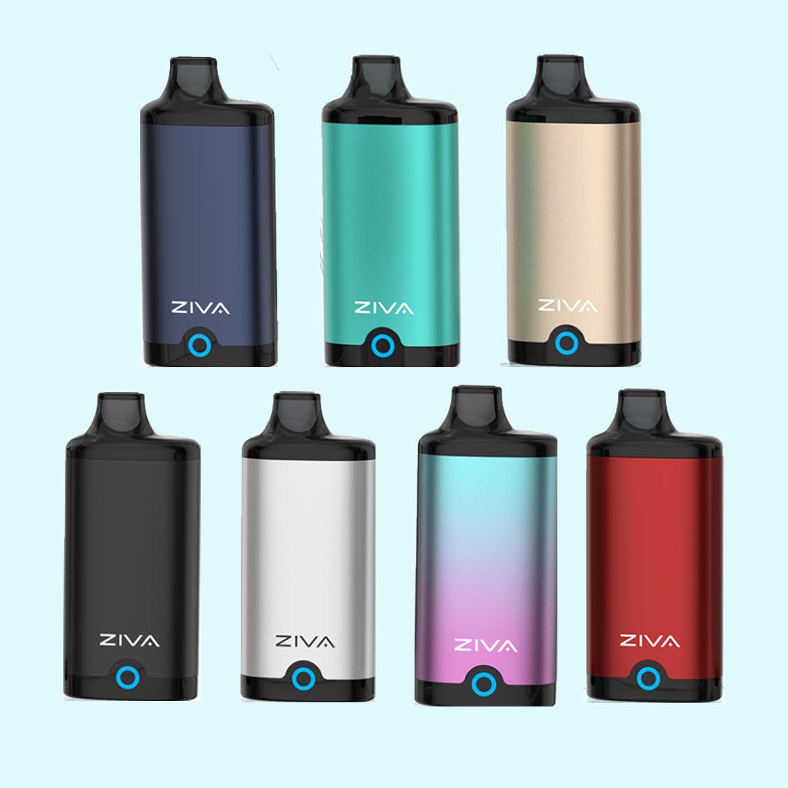 Yocan - ZIVA Smart Portable Rechargeable Vape Mod Box of 10 510 Battery ONE