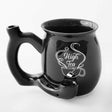 HIGH TEA ROAST AND TOAST PIPE MUG - SHINY BLACK WITH WHITE IMPRINT Mug Pipe Roast and Toast Gifts