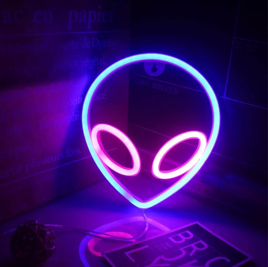LED Neon Signs - Space Collections Flag · Sign Every Weekend Alien_8"W x 10"H