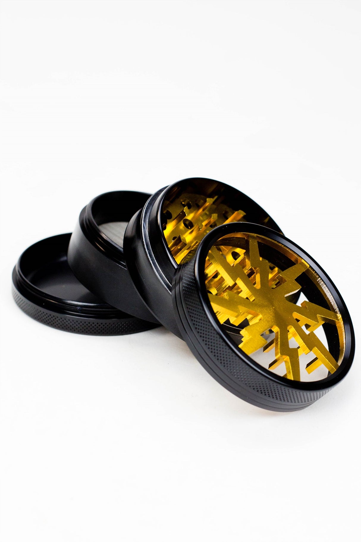 Acid Secs Aluminum 4 Parts grinder with color acrylic window Regular Grinder Acid Secs Productions Inc.