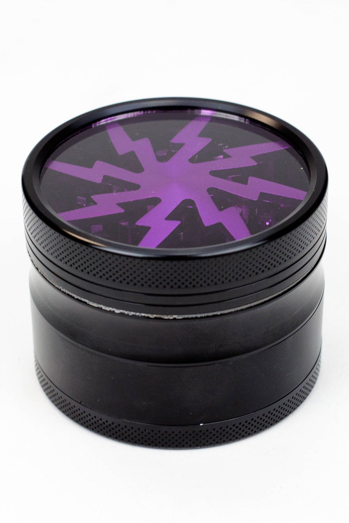 Acid Secs Aluminum 4 Parts grinder with color acrylic window Regular Grinder Acid Secs Productions Inc. Purple