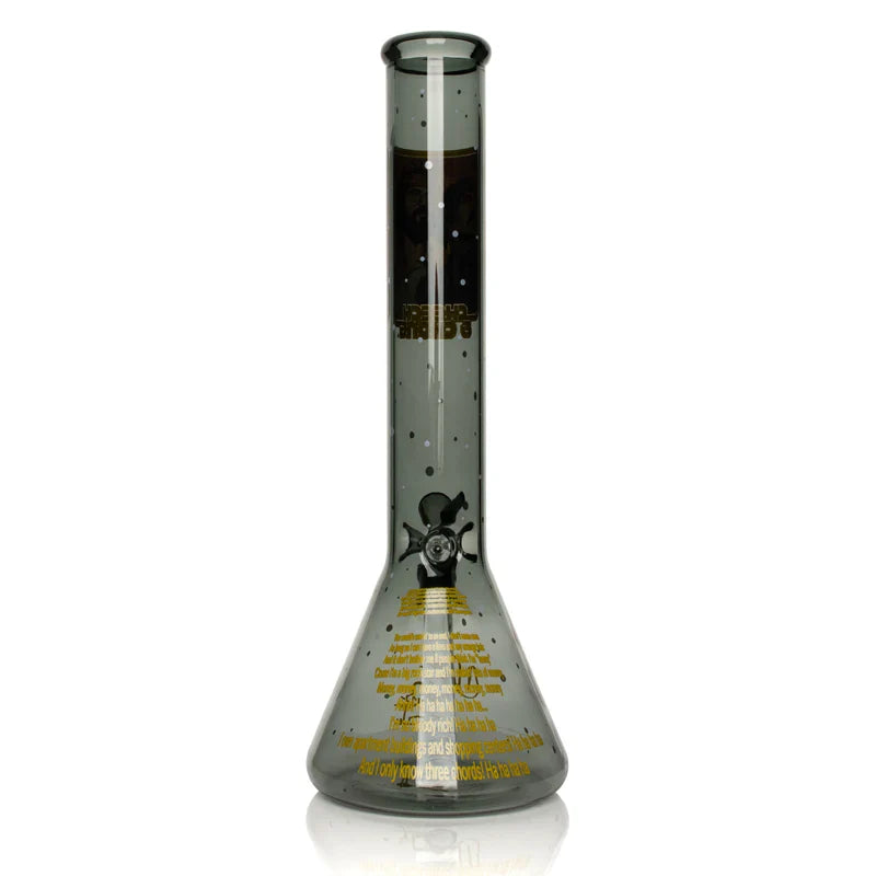 Cheech & Chong® Glass | 15" Stoners in Space Beaker (CC156) Glass Bong Smoking Cat Distribution