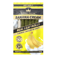 King Palm | 5 Mini Hand-Rolled with flavor tips Box of 15 Leaf Wrap Cannatron Banana Cream