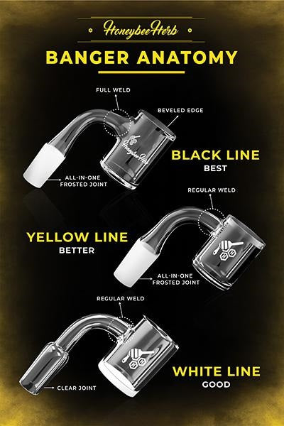 Honeybee Herb | QUARTZ BANGER STARTER KIT Bowl · Banger · Oil Burner Honeybee Herb