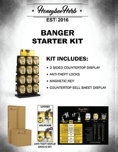 Honeybee Herb | QUARTZ BANGER STARTER KIT Bowl · Banger · Oil Burner Honeybee Herb