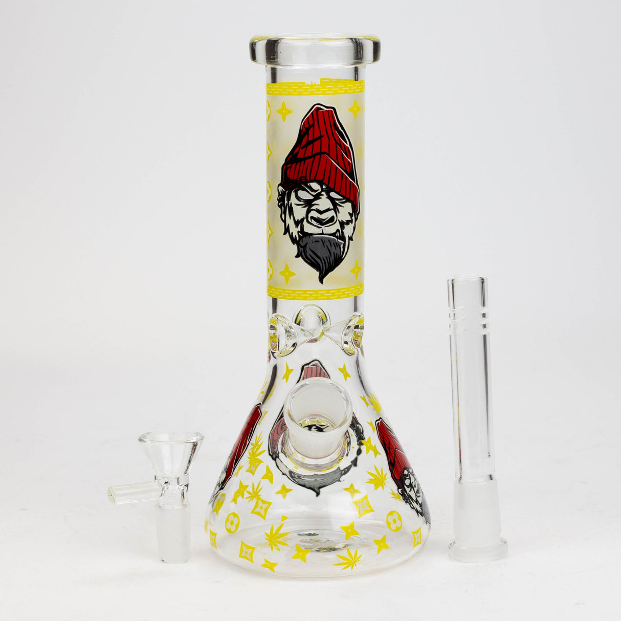 8" Gorilla cartoon glass water bong Glass Bong BANKA