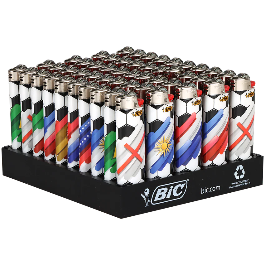 BIC® | Maxi Soccer Flag Assortment Display of 50