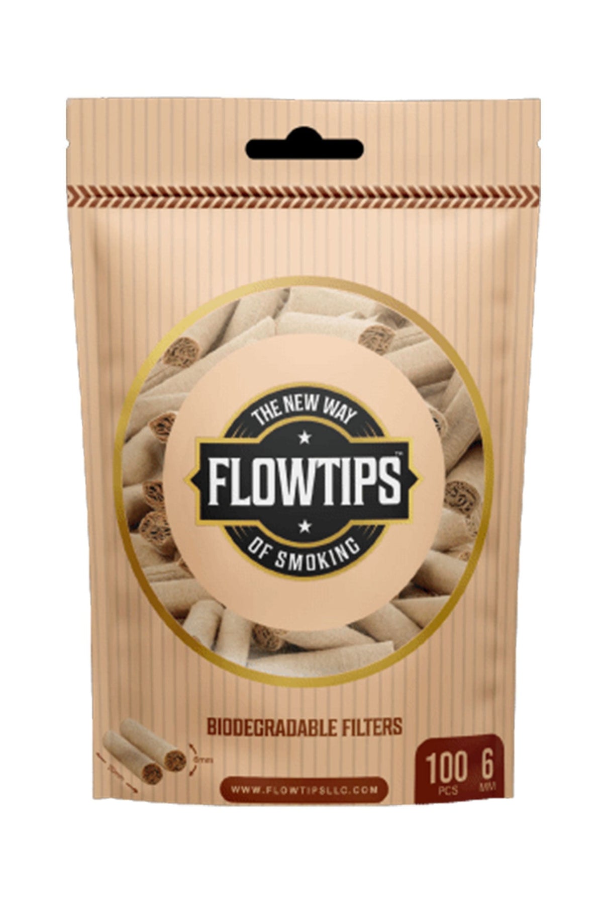 FLOWTIPS-BIODEGRADABLE FILTER Box of 10 Filter Tip Flow-Tips