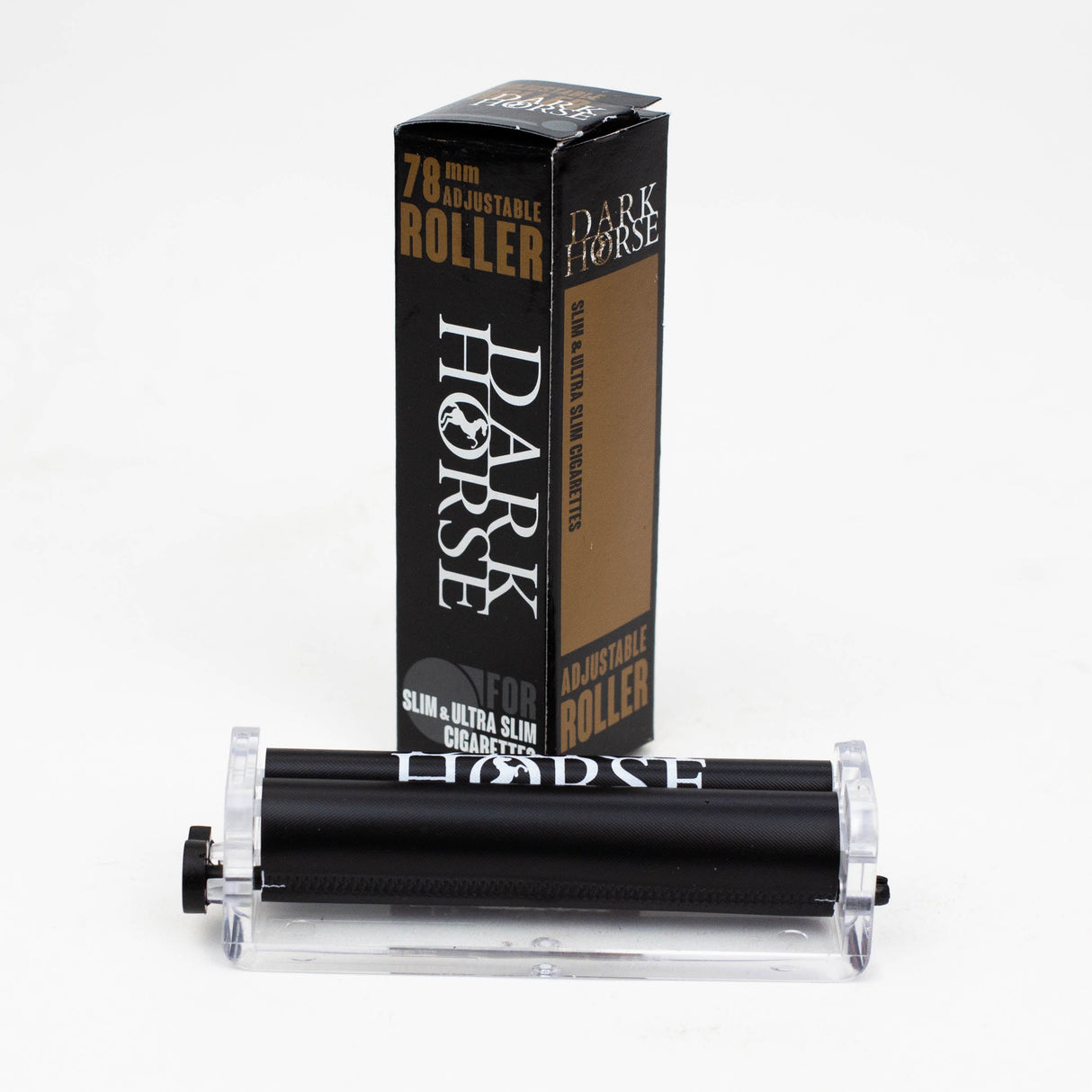 Adjustable 78 mm DARK HORSE roller for Slim and Ultra slim cigarettes - BLACK Roller BANKA Each