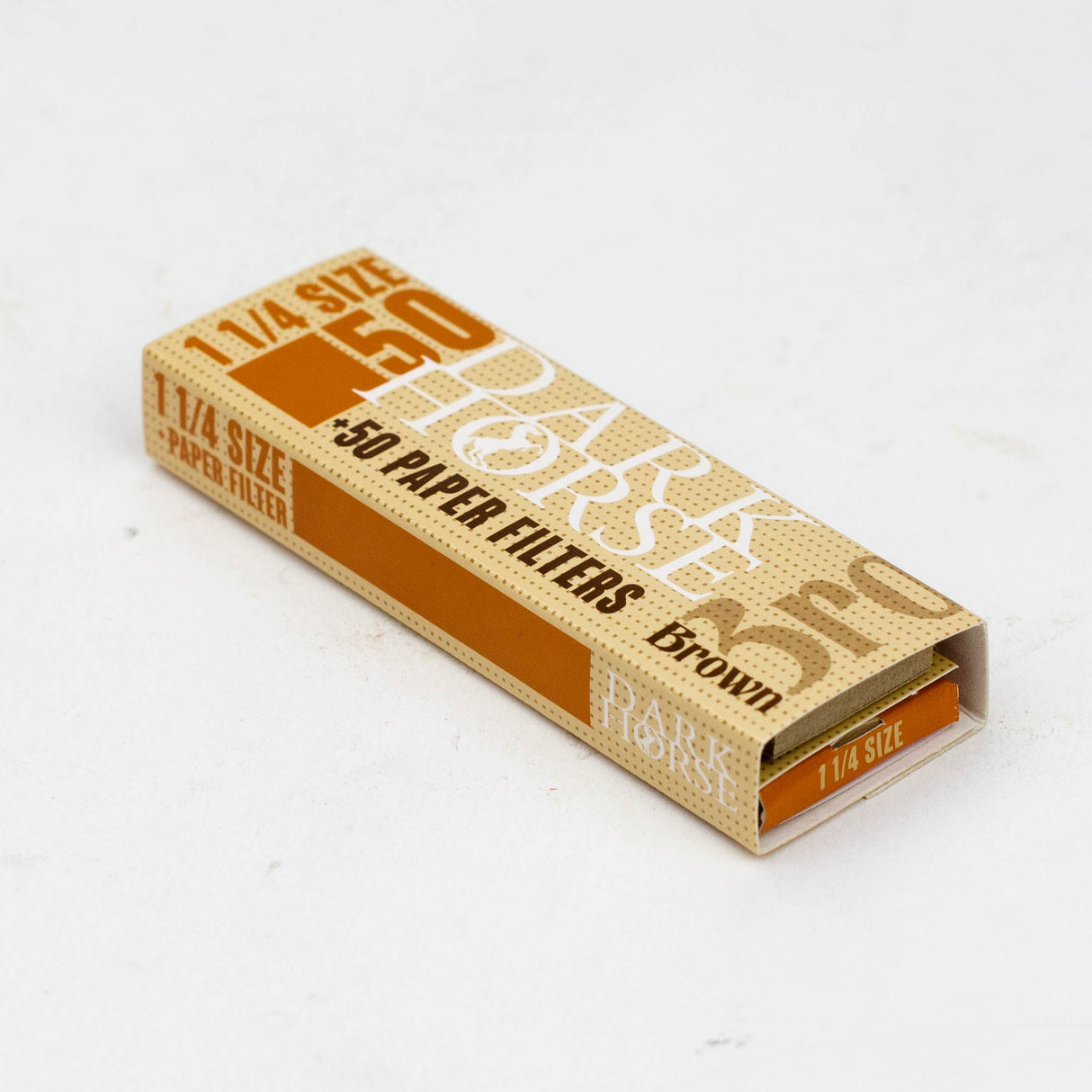 Rolling Paper DARK HORSE 1 1/4 BROWN Paper + Filters 1 - 1/4" Size BANKA