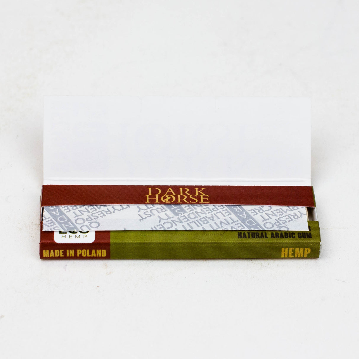 Rolling Paper DARK HORSE Regular Hemp 1 - 1/4" Size BANKA