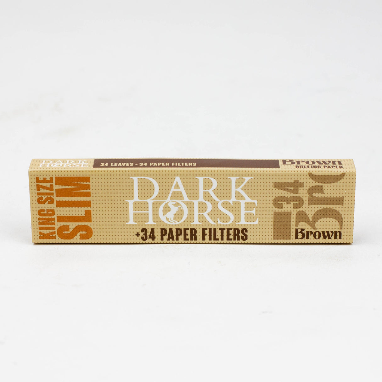 Rolling Paper DARK HORSE king slim BROWN Paper + Filters King Size BANKA