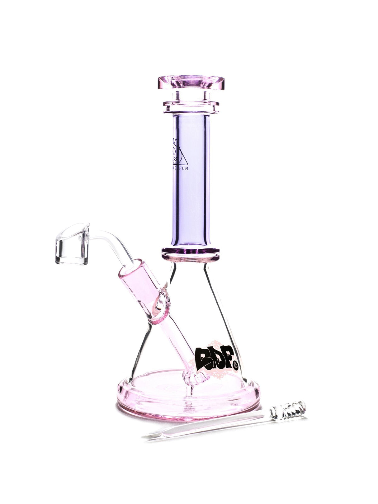 Squadafum Bong Premium Cyclone Glass Bong Squadafum Canada Pink