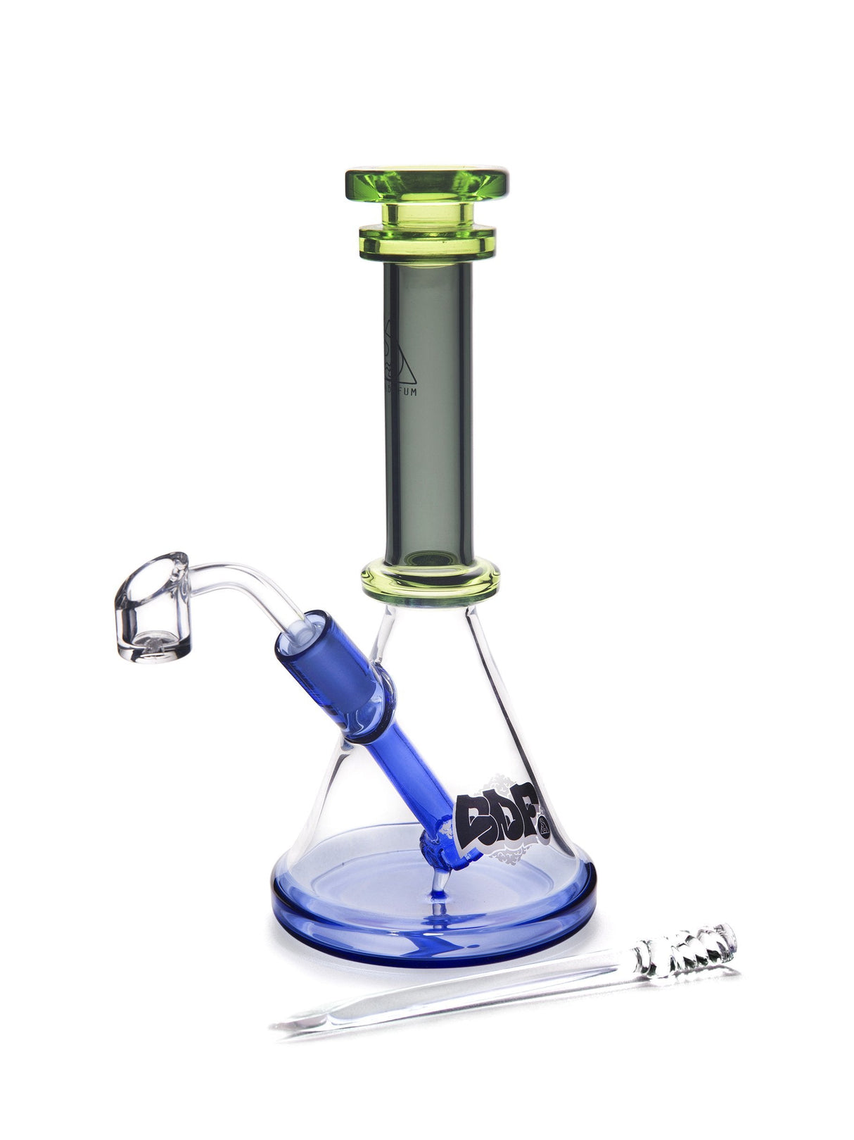 Squadafum Bong Premium Cyclone Glass Bong Squadafum Canada Blue-Green