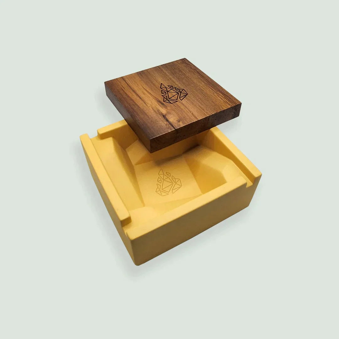 BRNT designs | Briq Ceramic Ashtray BRNT Designs Yellow