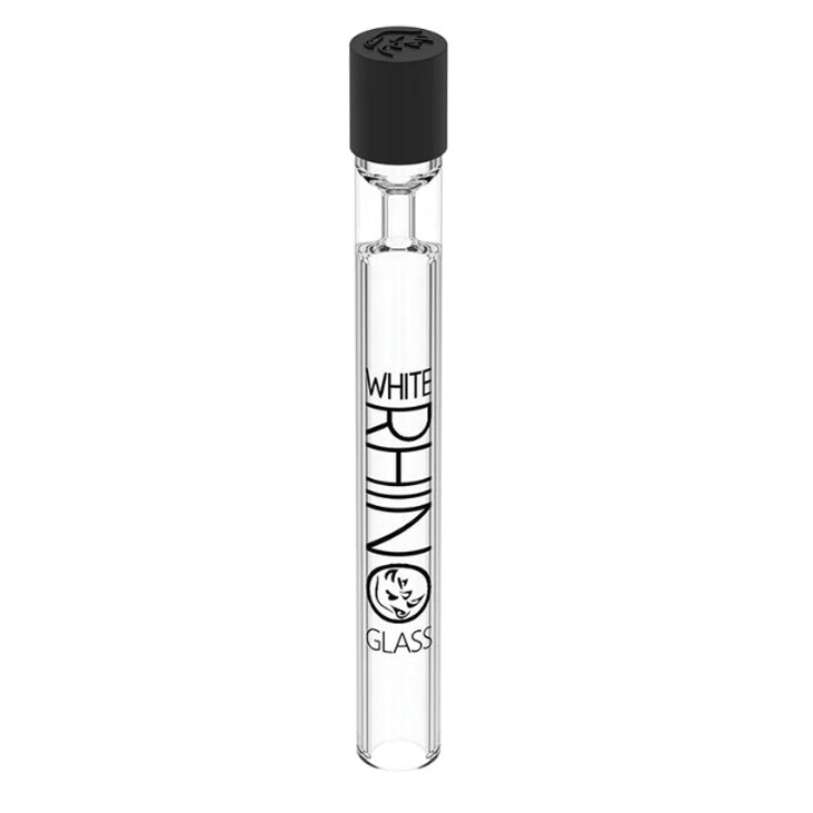 WHITE RHINO | Glass Chillum 25ct Display Blunt Cannatron