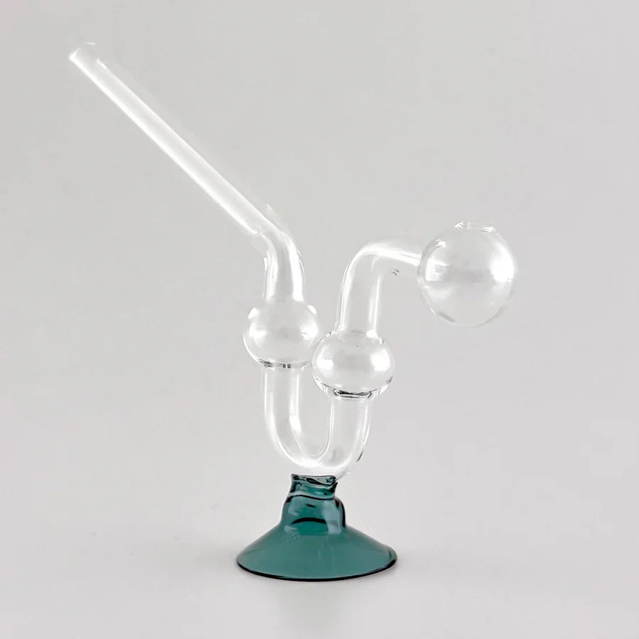 6" Stand Oil Burner Pipe – 2-Pack | Durable Glass Oil Burner Super Supplys Inc Lake Green