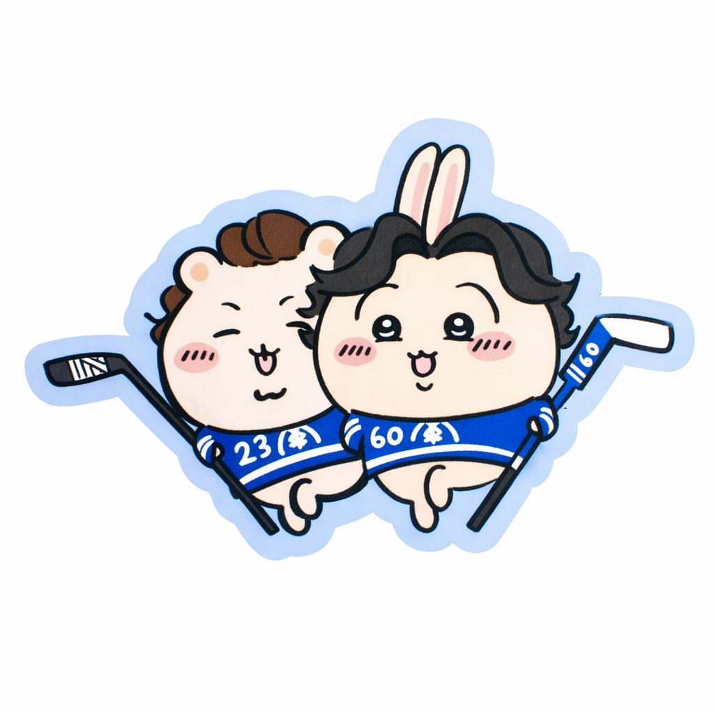 Hockey Goober Vinyl Stickers – Pack of 8 Flag · Sign · Deco replenishedrogue