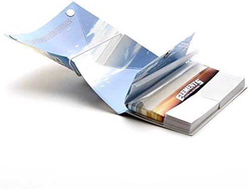 Elements Ultra Thin Rice Rolling Papers Artesano 1 1/4 Size Papers Tray & Tips 1 - 1/4" Size ONE