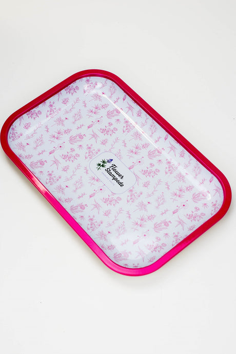 Flower Stampede Signature Floral Pattern Rolling Tray Tray Flower Stampede