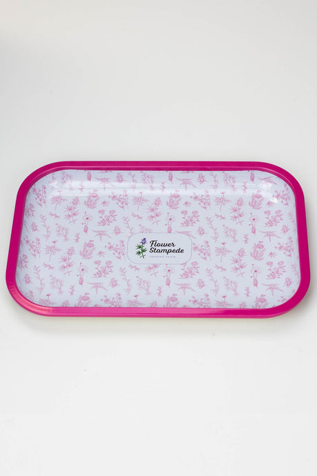 Flower Stampede Signature Floral Pattern Rolling Tray Tray Flower Stampede