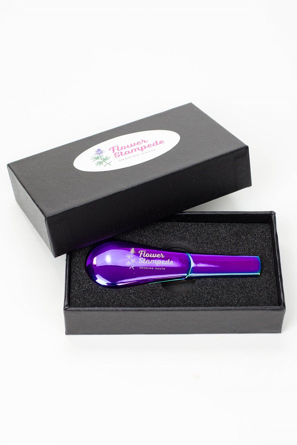 Flower Stampede Magnetic Spoon Pipe Metal Pipe Flower Stampede