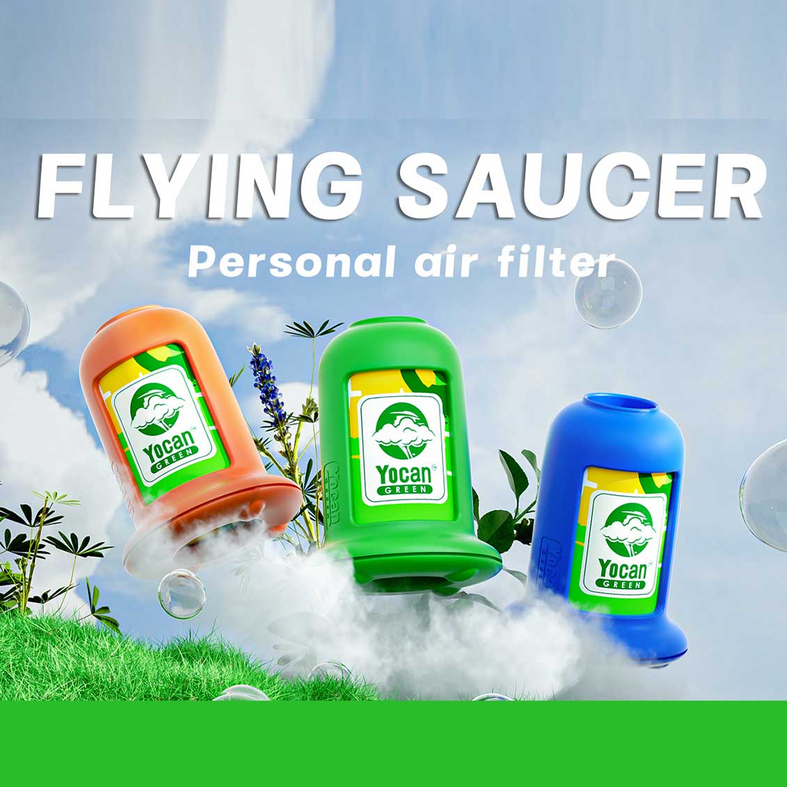 Yocan Green | FLYING SAUCER personal air filter Air Filter ONE