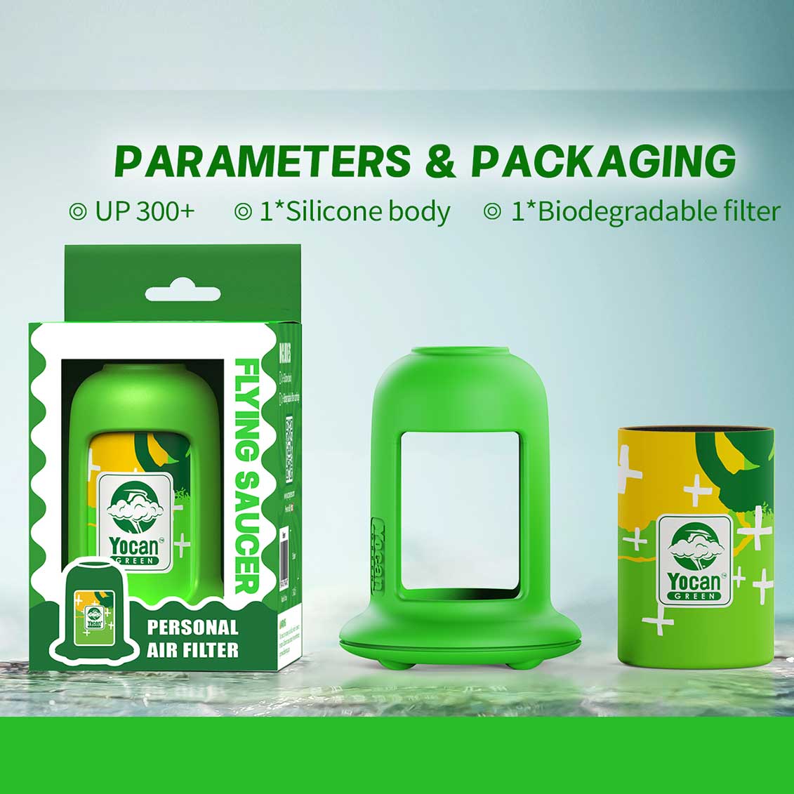 Yocan Green | FLYING SAUCER personal air filter Air Filter ONE