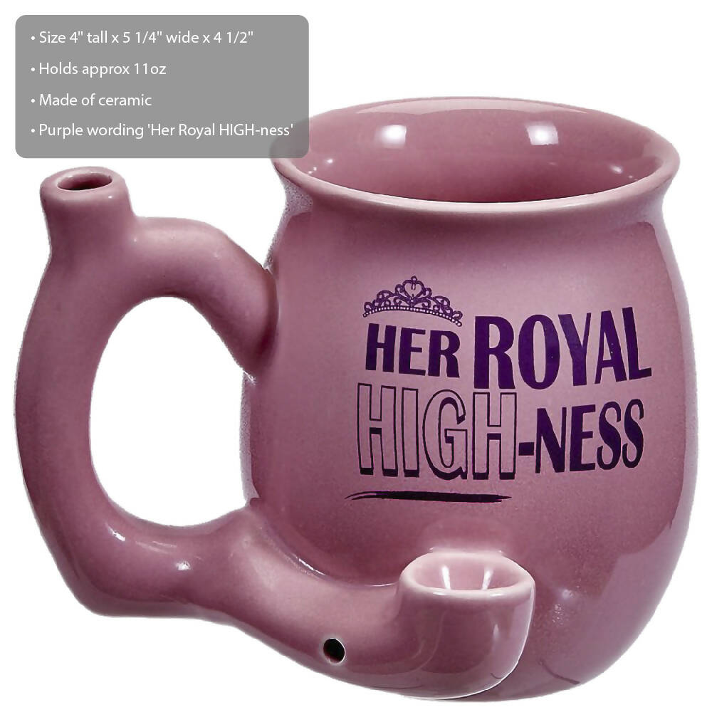 Her royal high-ness small pink mug Mug Pipe Roast and Toast Gifts