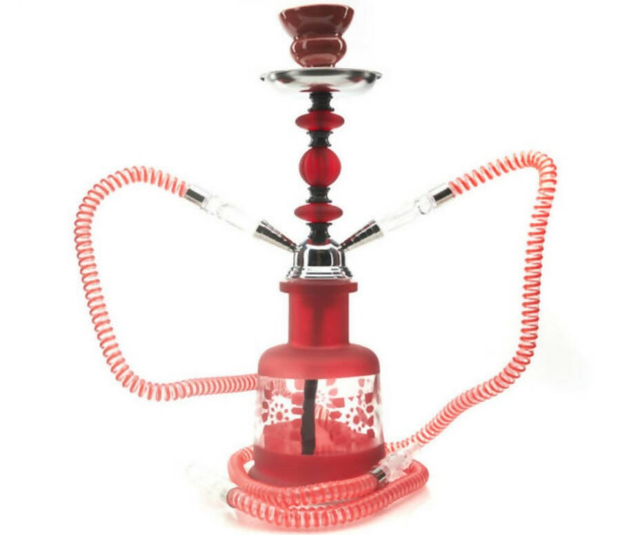 Tanya Hookah Kit #2- 2 Hose Hookah Combo 18" Hookah Jatiimports LLC Red