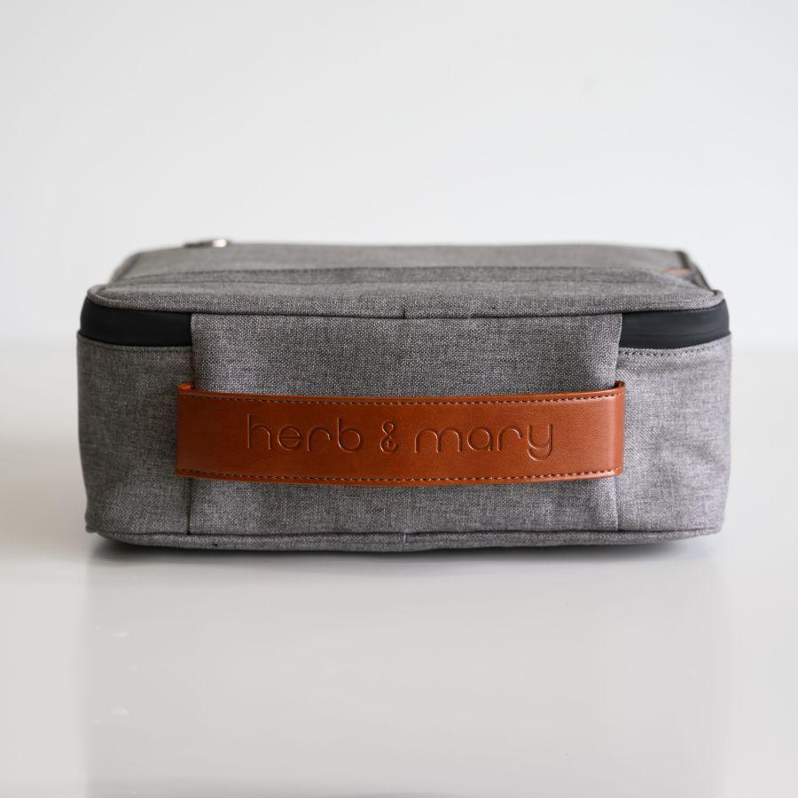 Herb & Mary | Smell Proof Accessories Storage Stash Case w/Integrated Combo Lock (Large) Pouch Herb & Mary