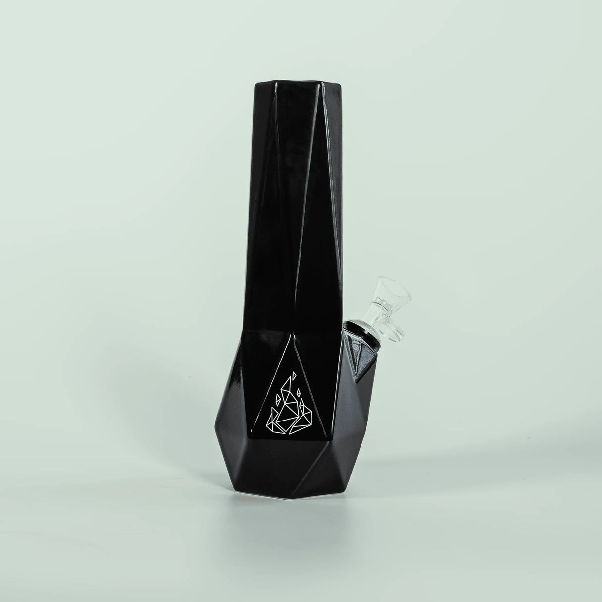 BRNT designs | Hexagon Ceramic Bong BRNT Designs Black