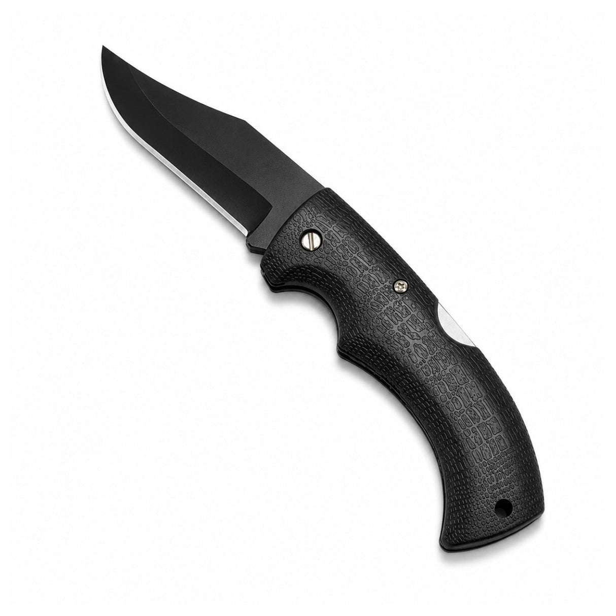 8.7" Rubber Grip Folding Knife