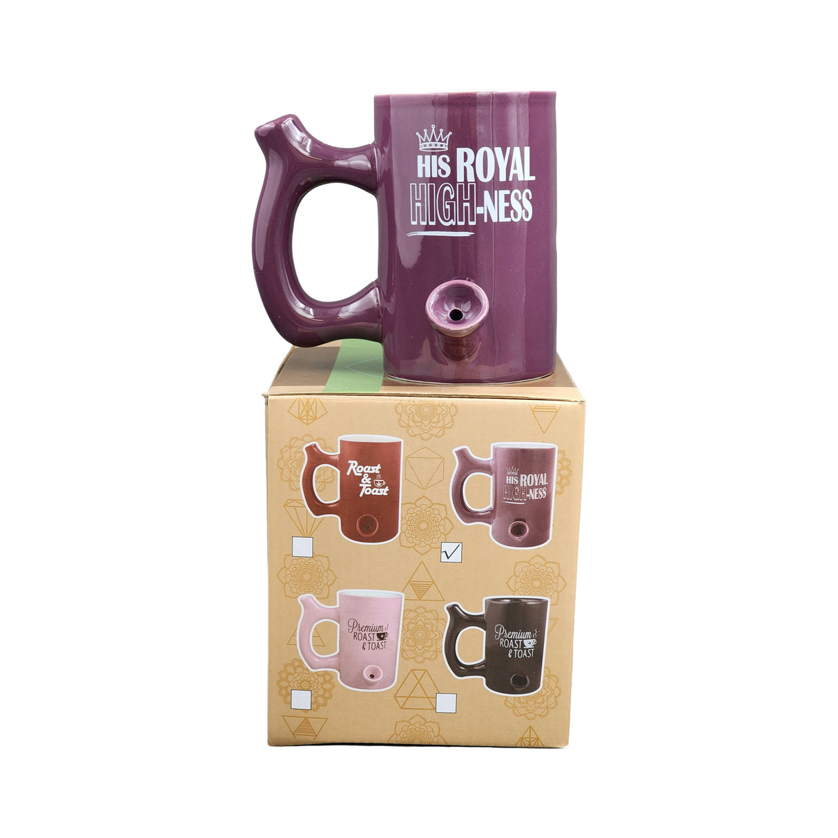 His royal high-ness large purple mug Mug Pipe Roast and Toast Gifts