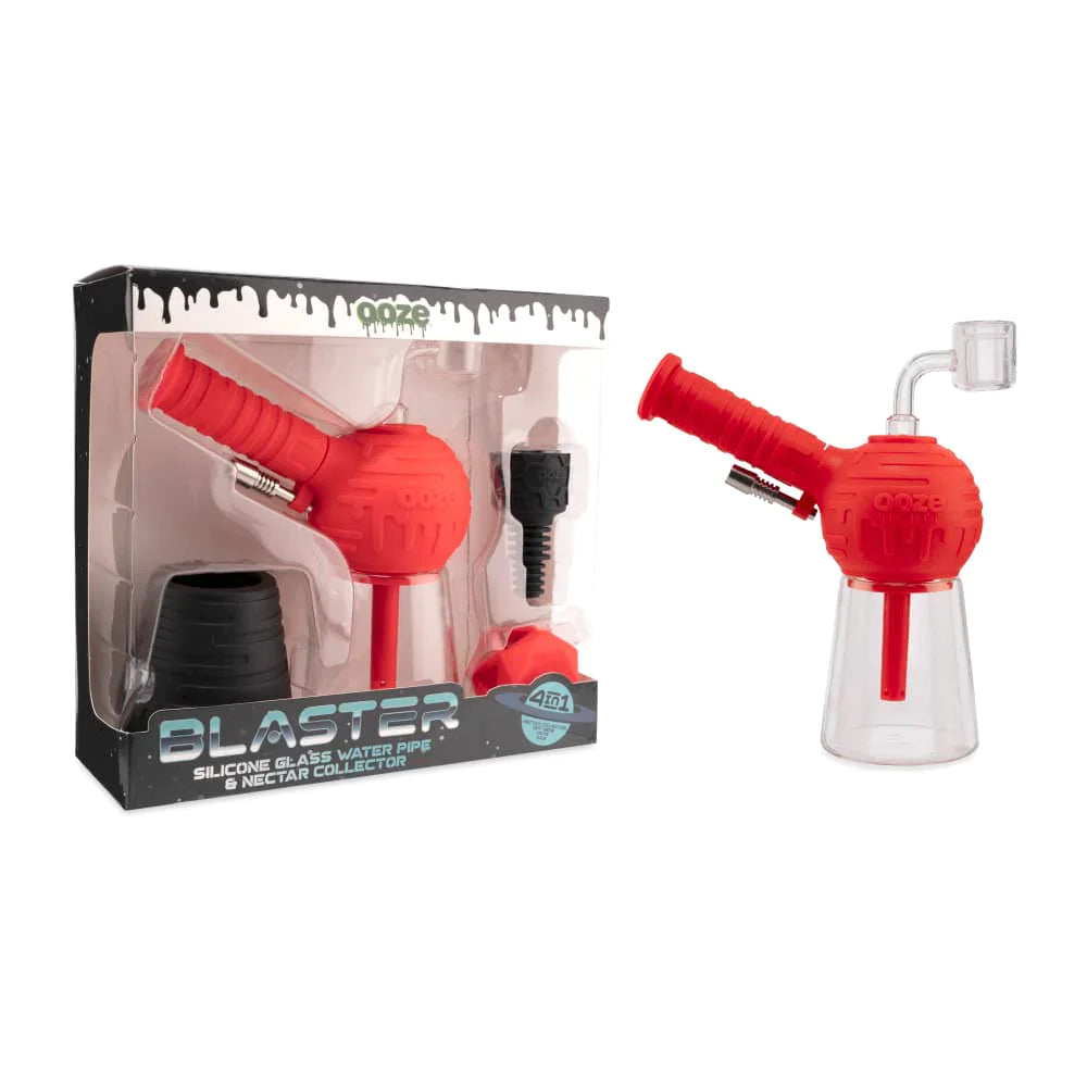 Ooze | Blaster - Silicone Glass 4-In-1 Hybrid Resin · Silicone Rig Cannatron