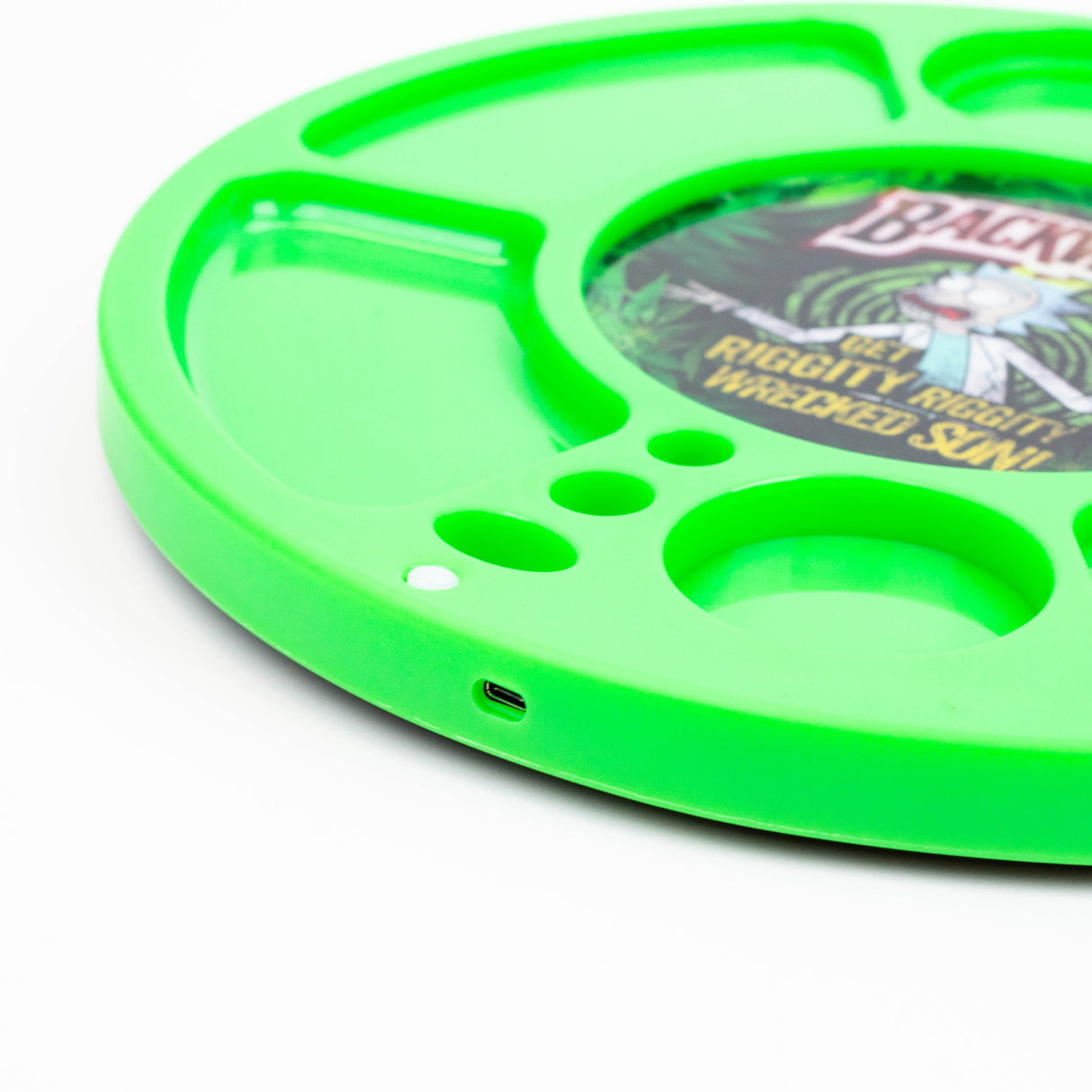 Multifunctional 360 Degree Rotating Led Spinning Rolling Tray Tray BANKA