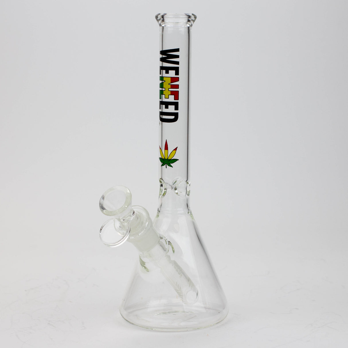WENEED®-10" WENEED Classic Beaker Glass Bong WENEED® Clear