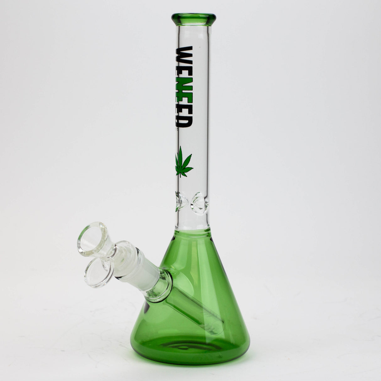 WENEED®-10" WENEED Classic Beaker Glass Bong WENEED® Green