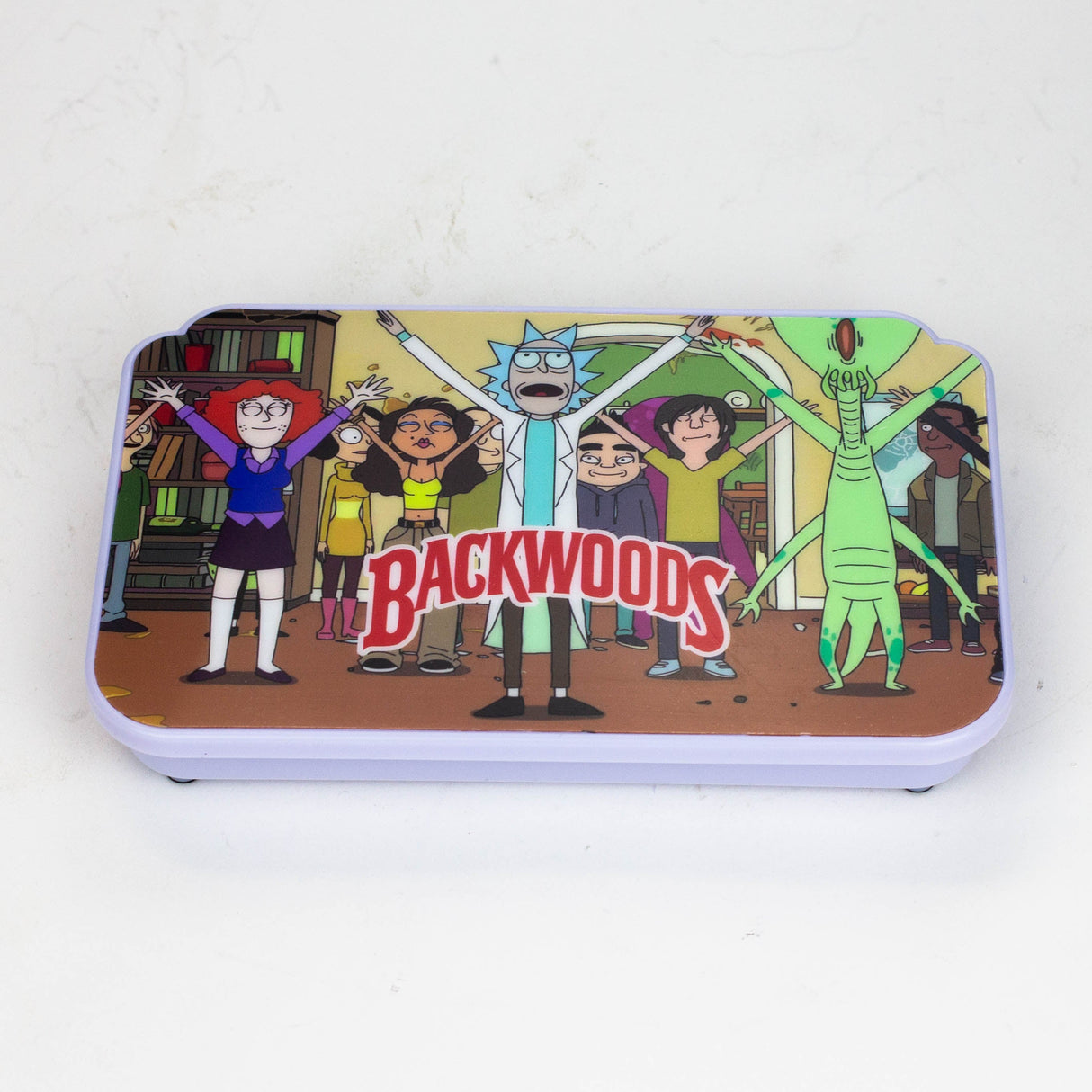 The Cartoon Rechargeable LED Rolling Tray with lid Tray BANKA Cartoon D
