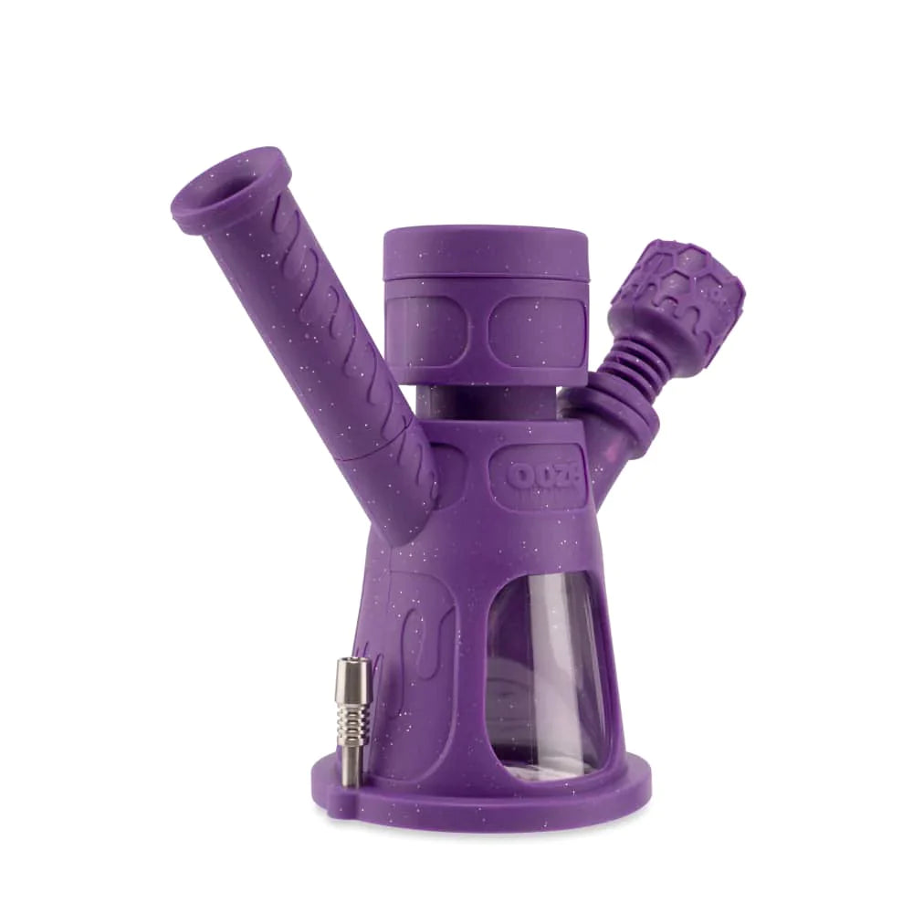 Ooze | Hyborg Silicone Glass 4-In-1 Hybrid Water Pipe And Dab Straw Resin · Silicone Rig Cannatron