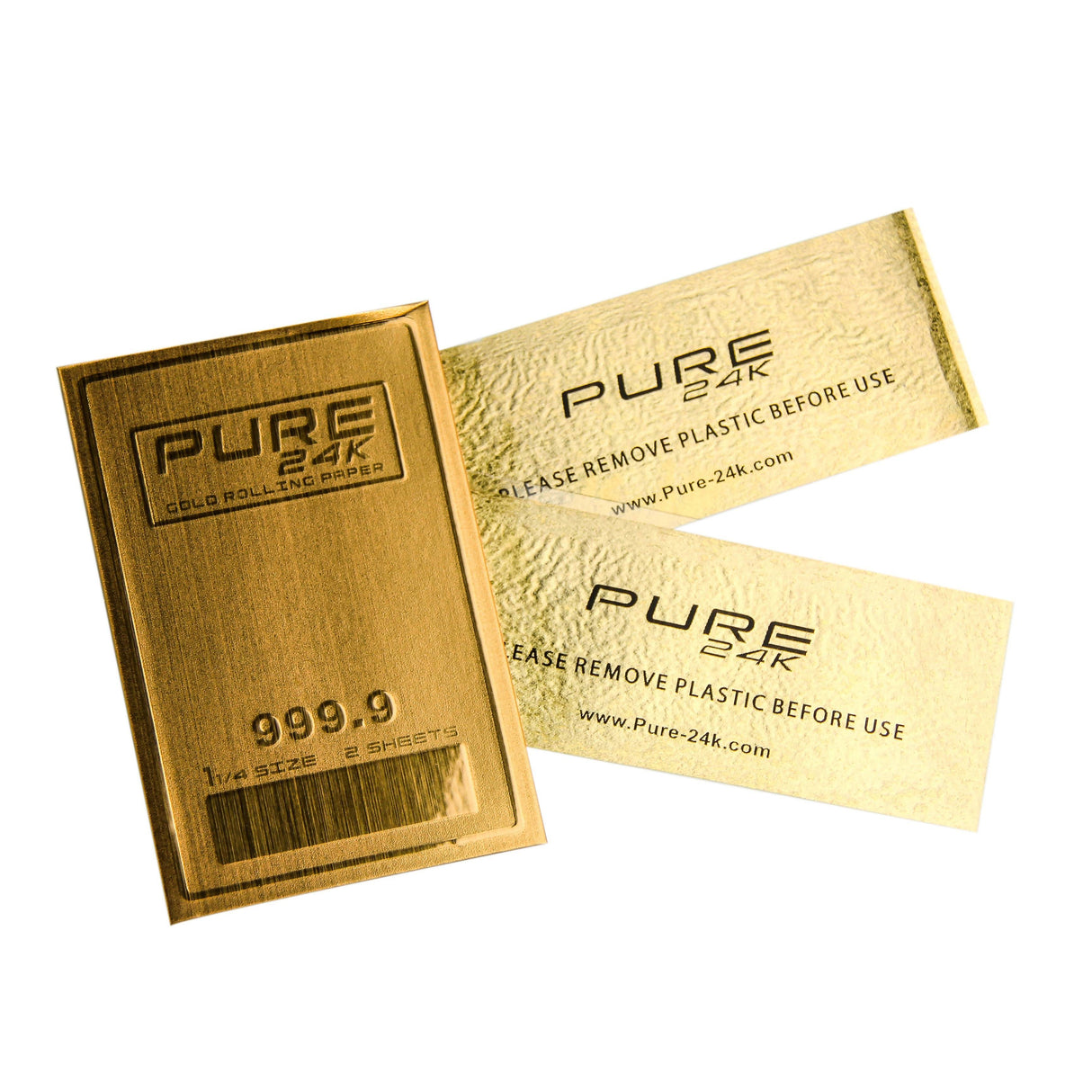 ROLLING PAPER | 24K GOLD Single Wide Size Xhaal Inc ROLLING PAPERS | 24K GOLD