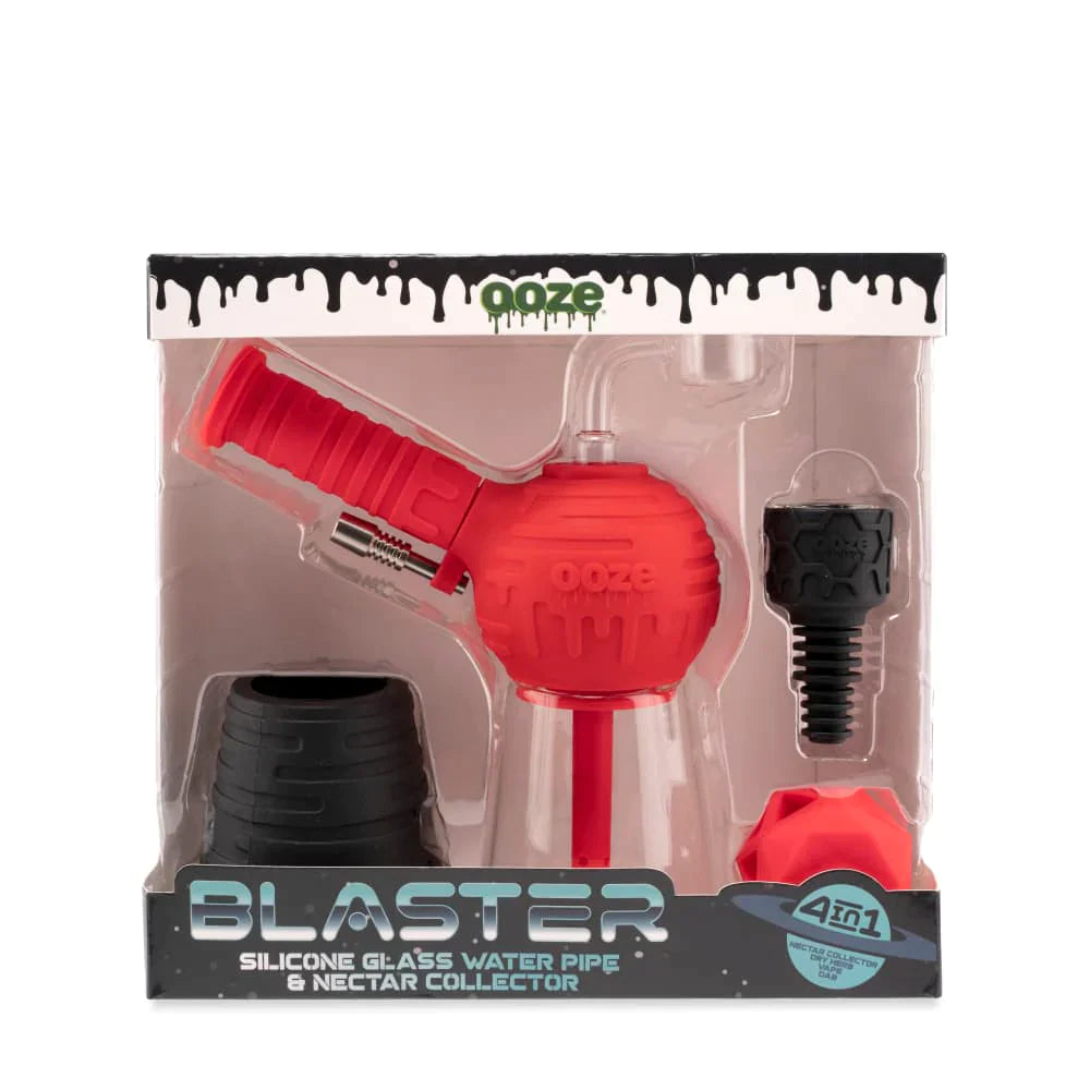 Ooze | Blaster - Silicone Glass 4-In-1 Hybrid Resin · Silicone Rig Cannatron