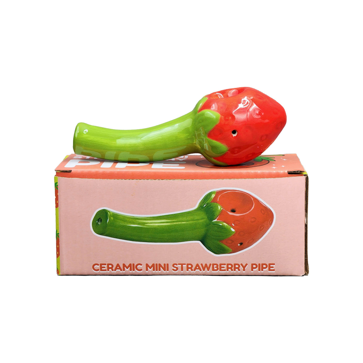 strawberry mini pipe Ceramic Pipe Roast and Toast Gifts