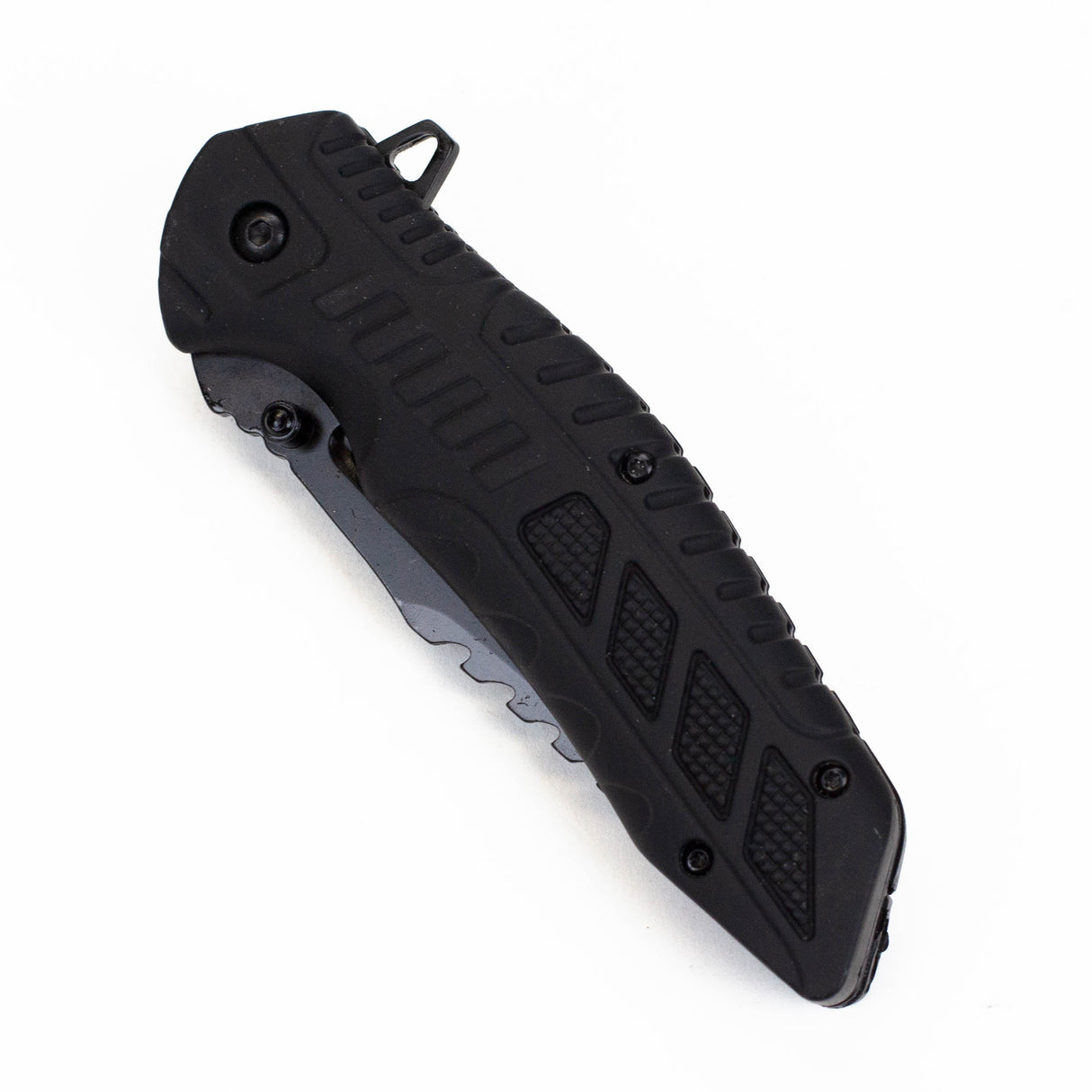ALPHASTEEL Hunting Knife - Black Rider Folding Knife JJ Distribution