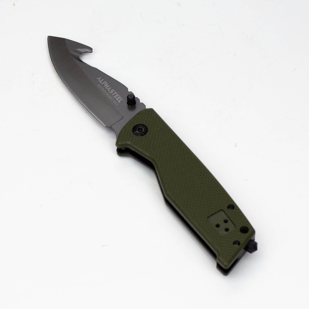ALPHASTEEL Hunting Knife - Military Fold Folding Knife JJ Distribution