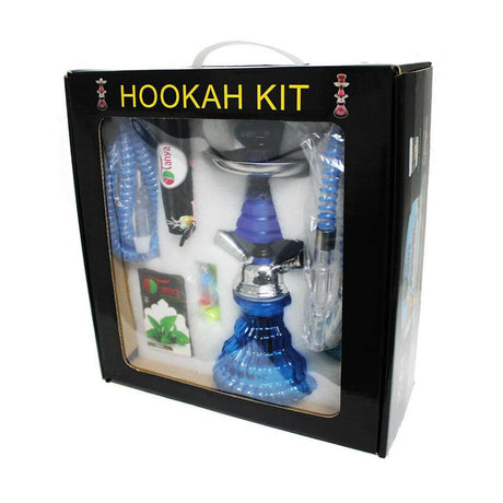 Tanya Hookah KIT 2 Hose Hookah Combo Hookah Jatiimports LLC Blue