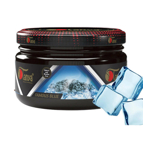 TANYA HOOKAH FLAVOR 250G CAN ZERO NICOTINE- ZERO TOBACCO Flavour Jatiimports LLC FAMOUS BLUE