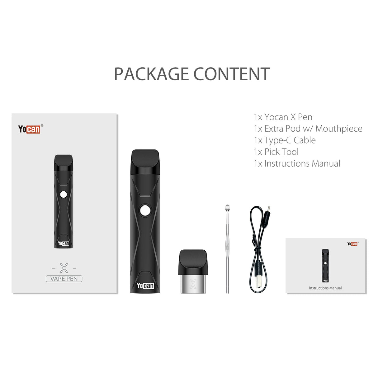 Yocan X vape pen Vaporizer ONE