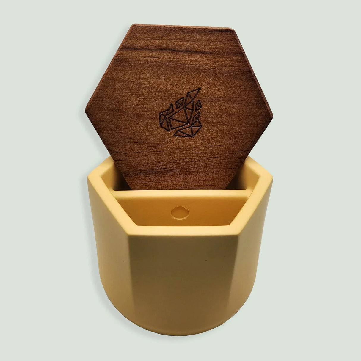 BRNT designs | Malua, Large Stash Box BRNT Designs Yellow