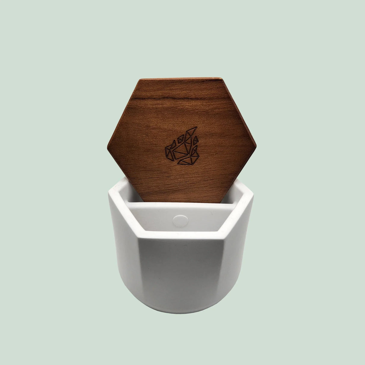 BRNT designs | Malua, Large Stash Box BRNT Designs White